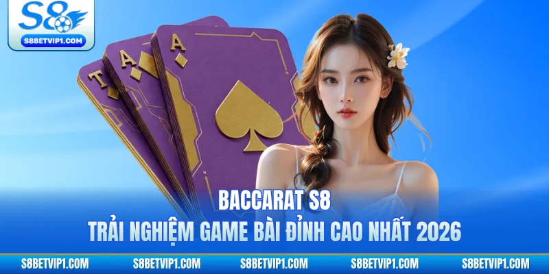 Baccarat S8 - Trải Nghiệm Game Bài Đỉnh Cao Nhất 2026 1 Baccarat S8 - Trải Nghiệm Game Bài Đỉnh Cao Nhất 2026