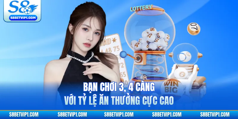 Bạn chơi 3, 4 càng với tỷ lệ ăn thưởng cực cao