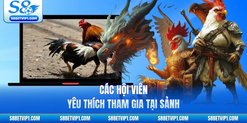 Các hội viên yêu thích tham gia tại sảnh
