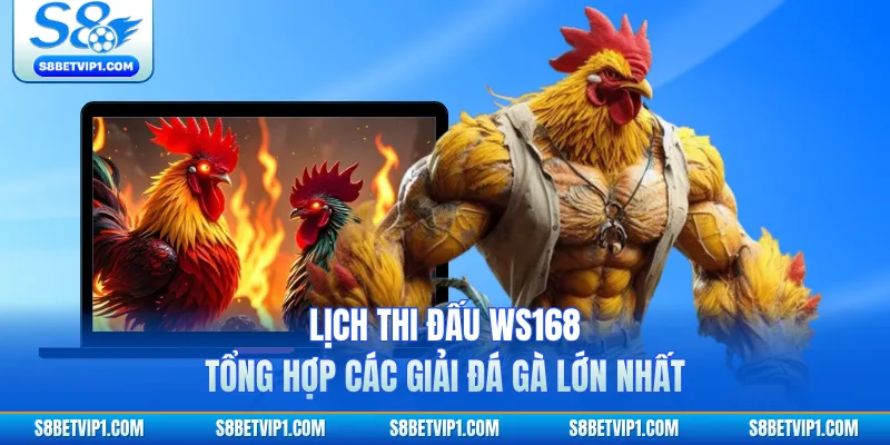 Lịch Thi Đấu WS168 - Tổng Hợp Các Giải Đá Gà Lớn Nhất 1 Lịch Thi Đấu WS168 - Tổng Hợp Các Giải Đá Gà Lớn Nhất
